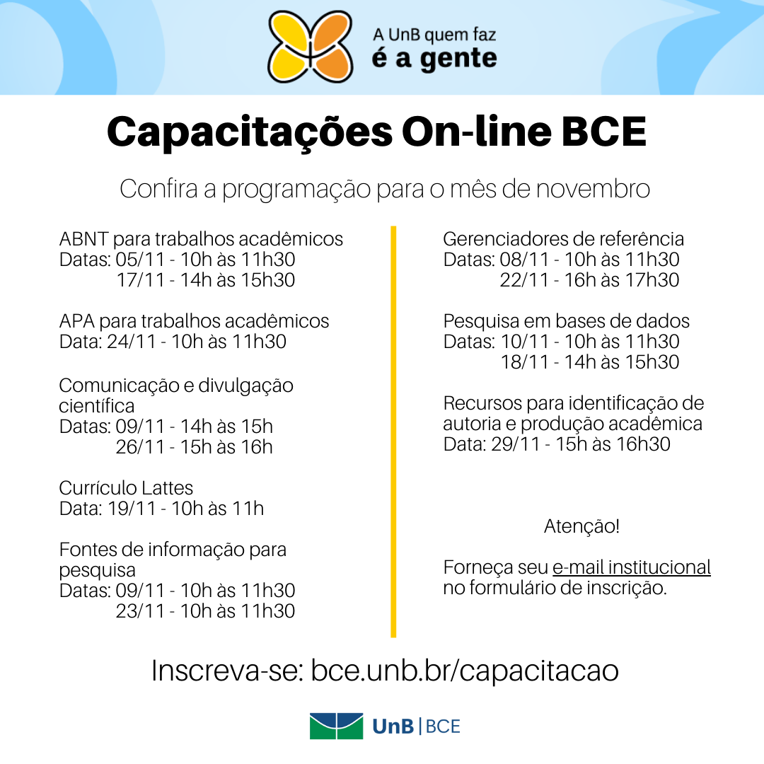 Capacitações Online BCE